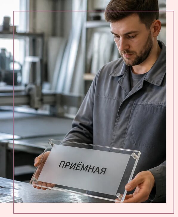 Таблички из оргстекла на заказ в Кисловодске от 4171 р. | Аванза-Ксл