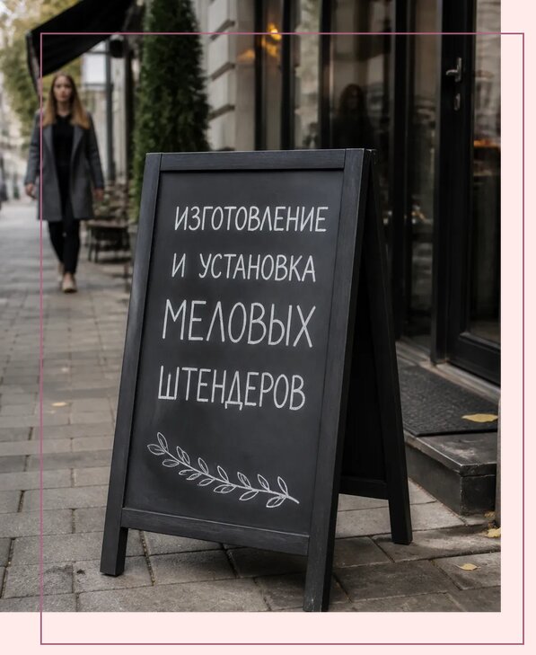 Меловые штендеры в Кисловодске по цене от 6951 р. | Аванза-Ксл